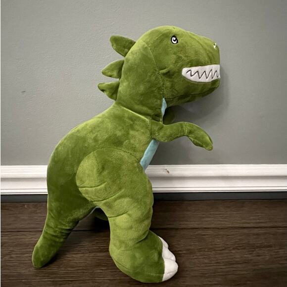 Tyrannosaurus T-Rex Dinosaur Plush Green Blue Your Zone‎ Walmart 18" Stuffed Toy - Picture 1 of 5